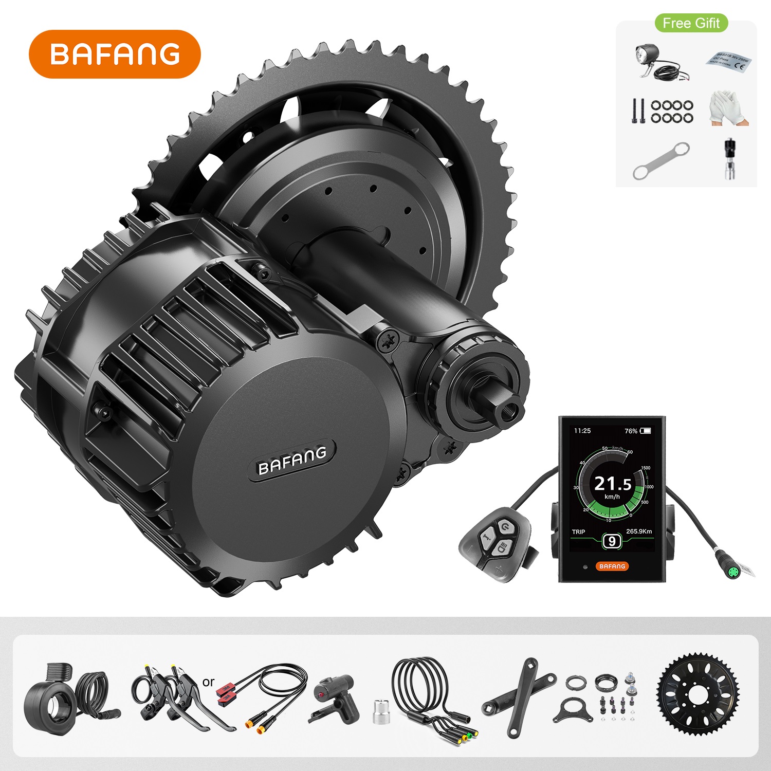 Bafang G320 48V 52V 1000W BBSH - Mid Drive Motor Kit 52V 1000W recension och pris