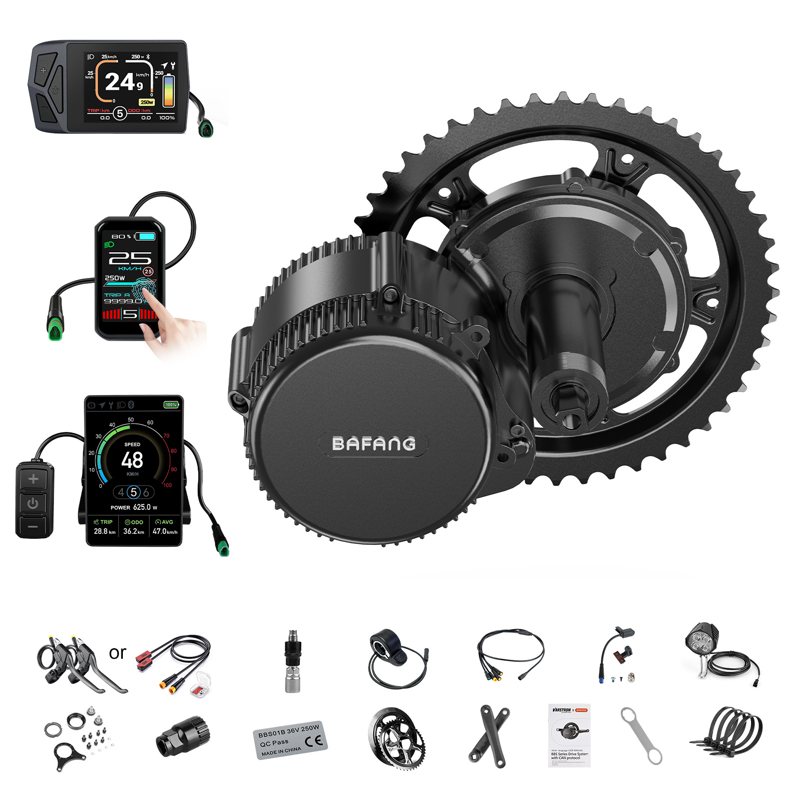 [US Local Shipping] Bafang Mot - Mid Drive Motor Kit 52V 1000W recension och pris
