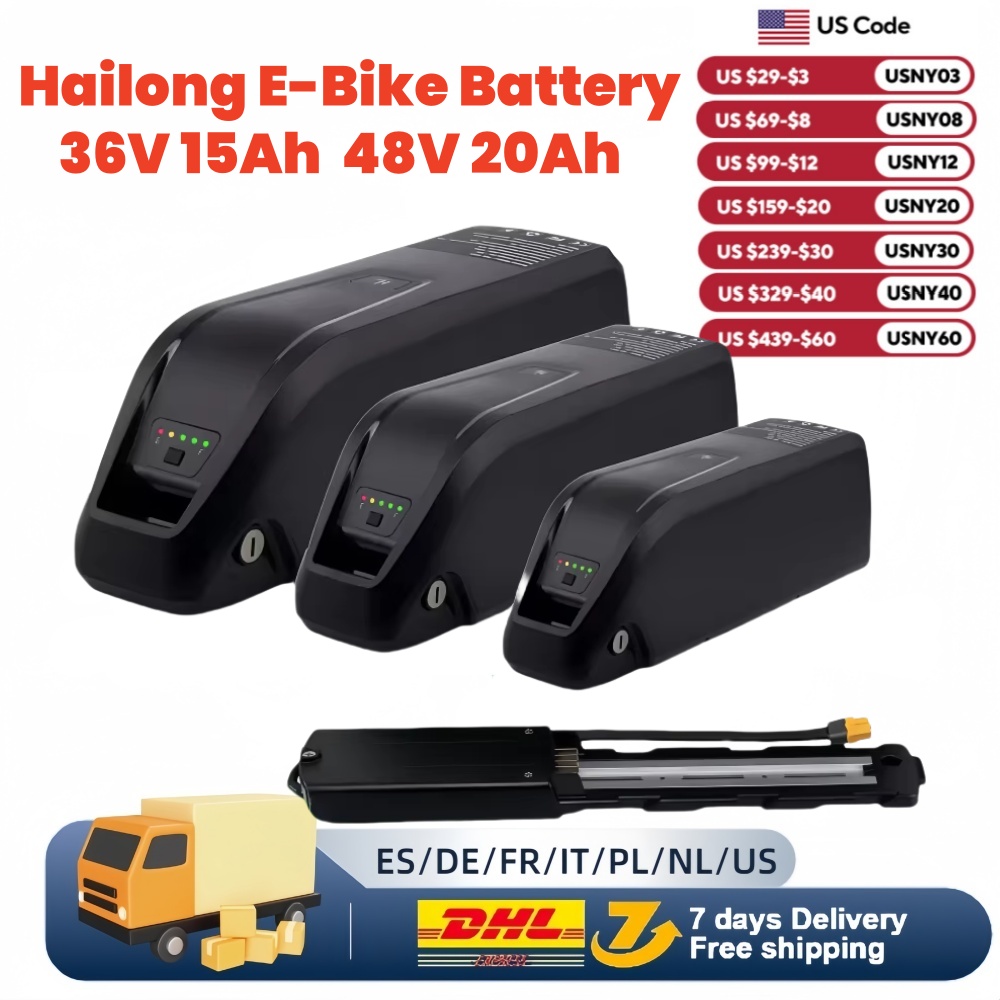 36V 48V 52V Hailong Ebike Batt - Ebike Battery 48V 20Ah Hailong recension och pris