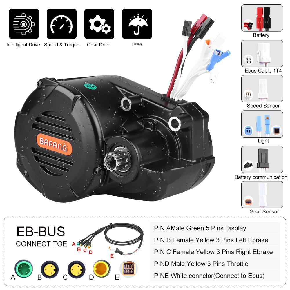 risunmotor M620 G510 48V 52V 1 - Mid Drive Motor Kit 52V 1000W recension och pris