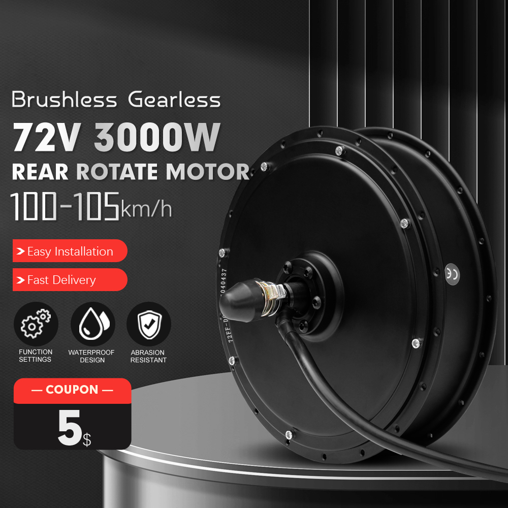 Electric Bike Motor 72V 3000W  - Ebike Conversion Kit 72V 3000W recension och pris